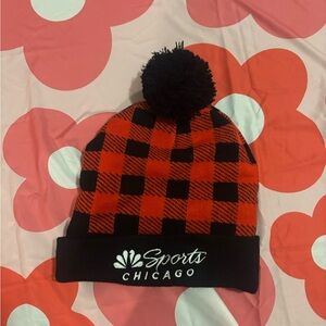 Red and Black Checkered Beanie